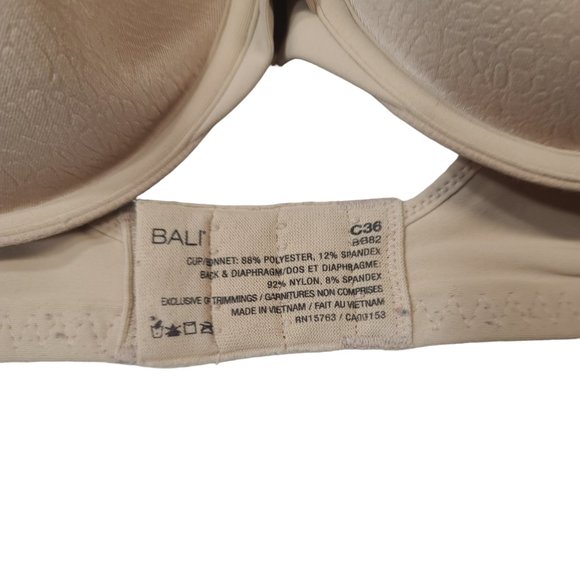 Bali 36C BB82 Lightly Padded Underwire Bra - Picture 4 of 6